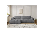 Fuji - Canapé D'Angle Convertible - Tissu Bouclette - Angle Gauche
