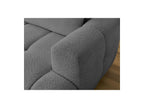 Fuji - Canapé D'Angle Convertible - Tissu Bouclette - Angle Gauche