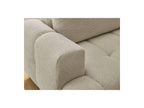 Fuji - Canapé D'Angle L Convertible - Tissu Bouclette - Angle Droit