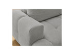 Fuji - Canapé D'Angle L Convertible - Tissu Bouclette - Angle Droit