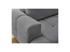 Fuji - Canapé D'Angle L Convertible - Tissu Bouclette - Angle Droit