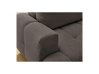 Fuji - Canapé D'Angle L Convertible - Tissu Bouclette - Angle Droit