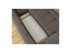 Fuji - Canapé D'Angle L Convertible - Tissu Bouclette - Angle Droit