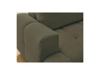 Fuji - Canapé D'Angle L Convertible - Tissu Bouclette - Angle Droit