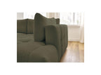 Fuji - Canapé D'Angle L Convertible - Tissu Bouclette - Angle Droit