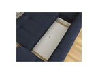 Fuji - Canapé D'Angle L Convertible - Tissu Bouclette - Angle Gauche