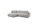 Fuji - Canapé D'Angle L Convertible - Tissu Bouclette - Angle Gauche