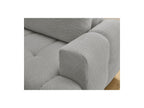 Fuji - Canapé D'Angle L Convertible - Tissu Bouclette - Angle Gauche