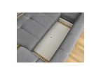 Fuji - Canapé D'Angle L Convertible - Tissu Bouclette - Angle Gauche