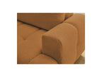 Fuji - Canapé D'Angle L Convertible - Tissu Bouclette - Angle Gauche