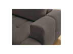 Fuji - Canapé D'Angle L Convertible - Tissu Bouclette - Angle Gauche