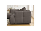 Fuji - Canapé D'Angle L Convertible - Tissu Bouclette - Angle Gauche