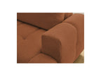 Fuji - Canapé D'Angle L Convertible - Tissu Bouclette - Angle Gauche