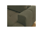 Fuji - Canapé D'Angle L Convertible - Tissu Bouclette - Angle Gauche