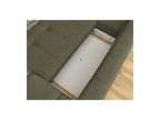Fuji - Canapé D'Angle L Convertible - Tissu Bouclette - Angle Gauche