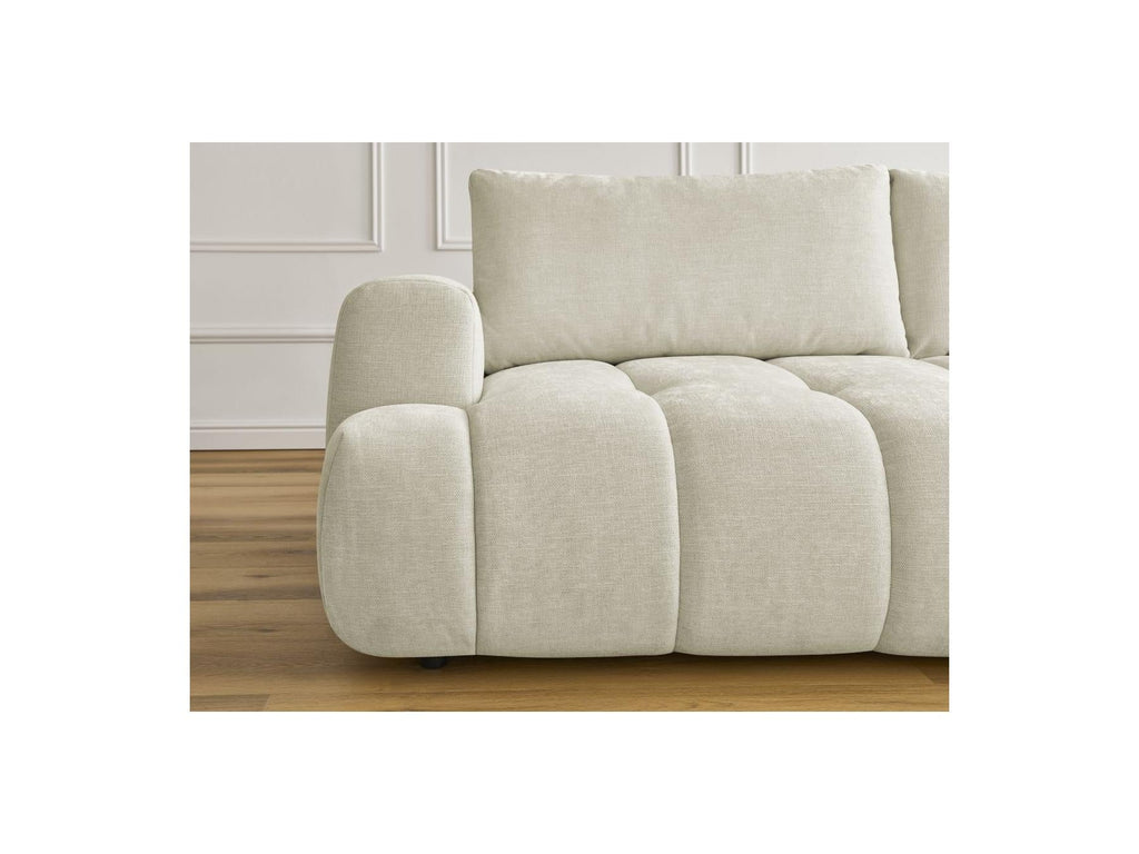 Fuji - Canapé Droit Convertible 3 Places - Tissu Lisse