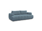 Fuji - Canapé Droit Convertible 3 Places - Tissu Lisse