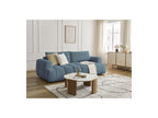 Fuji - Canapé Droit Convertible 3 Places - Tissu Lisse