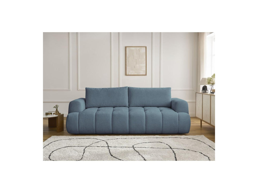 Fuji - Canapé Droit Convertible 3 Places - Tissu Lisse