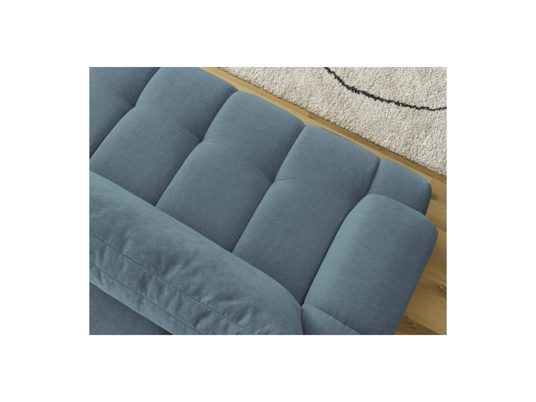 Fuji - Canapé Droit Convertible 3 Places - Tissu Lisse