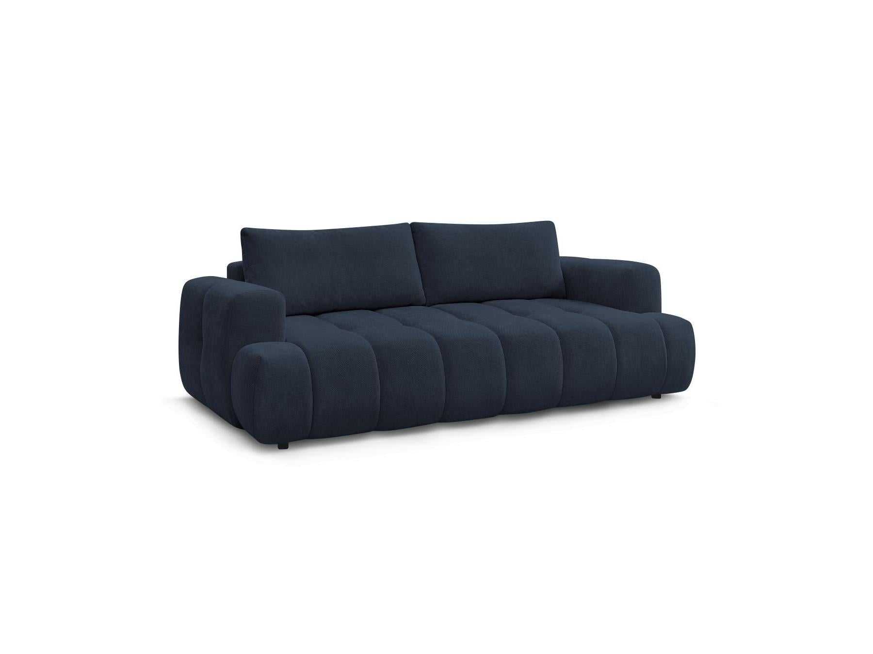 Fuji - Canapé Droit Convertible 3 Places - Tissu Lisse