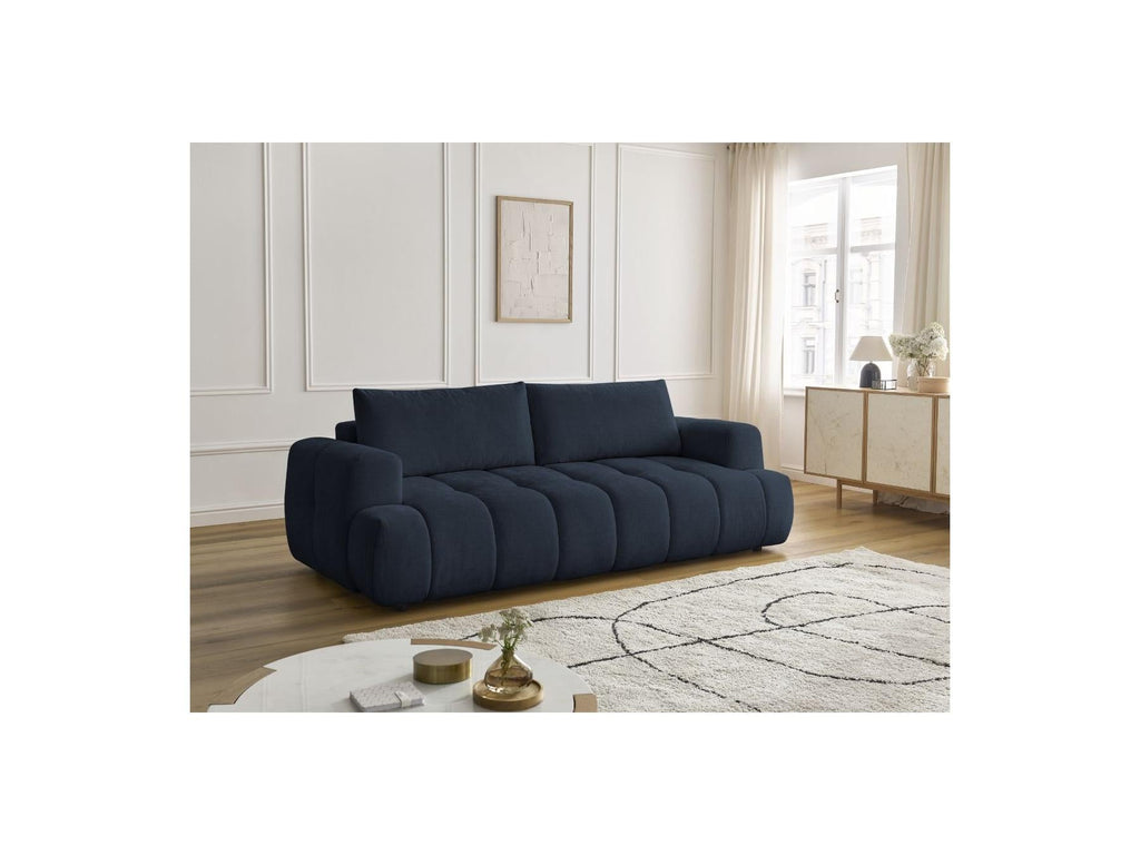Fuji - Canapé Droit Convertible 3 Places - Tissu Lisse