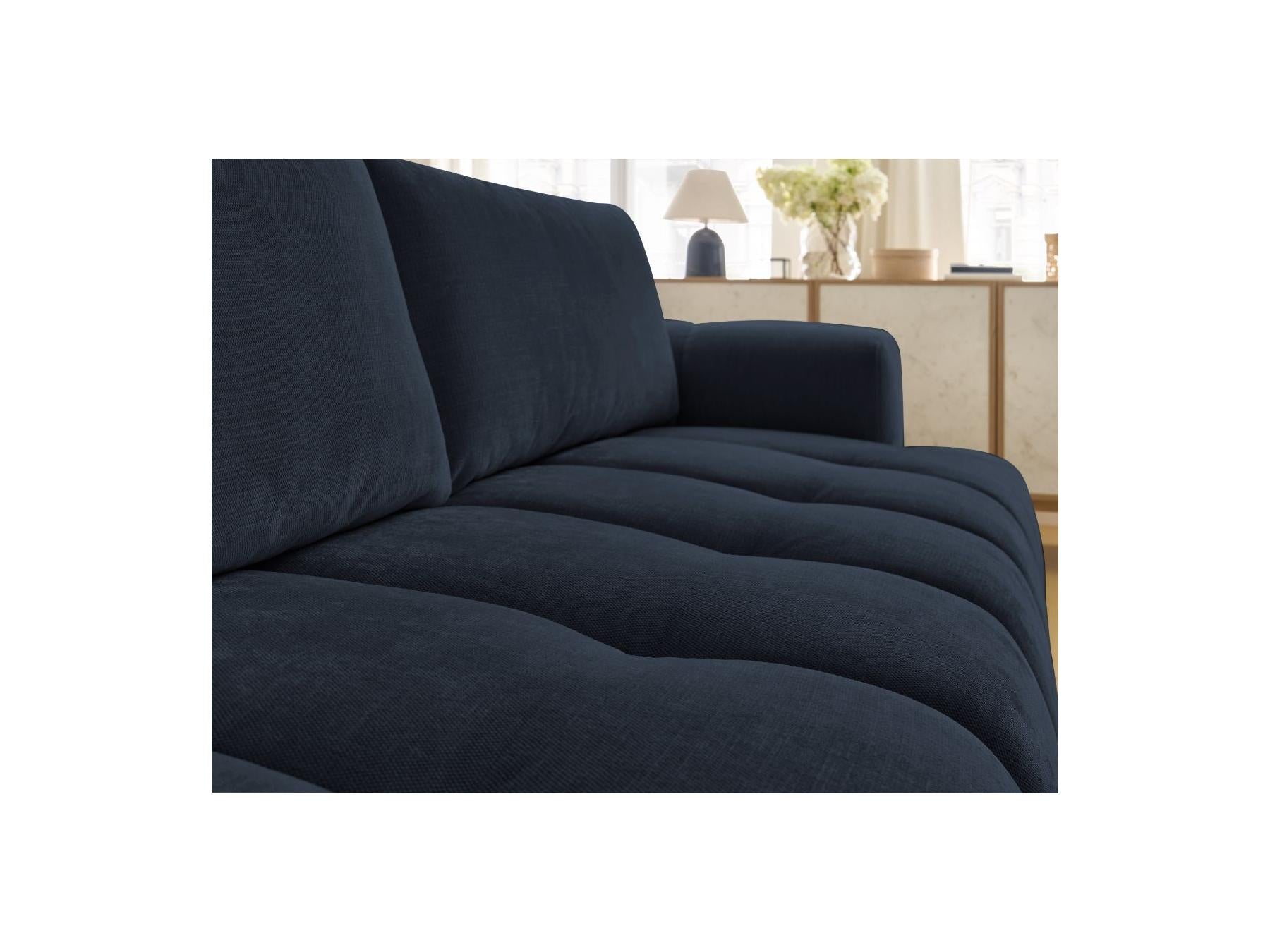 Fuji - Canapé Droit Convertible 3 Places - Tissu Lisse