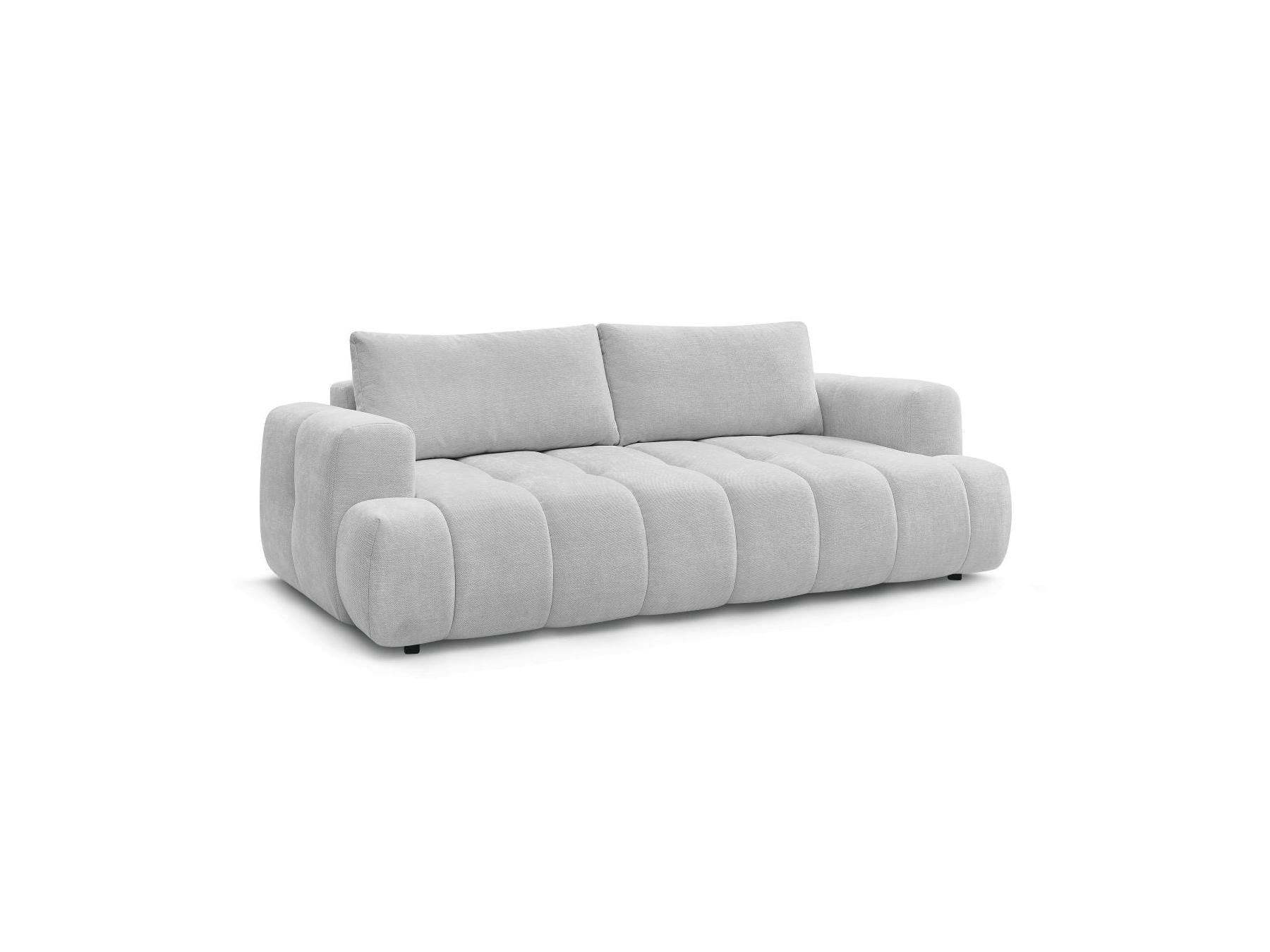 Fuji - Canapé Droit Convertible 3 Places - Tissu Lisse