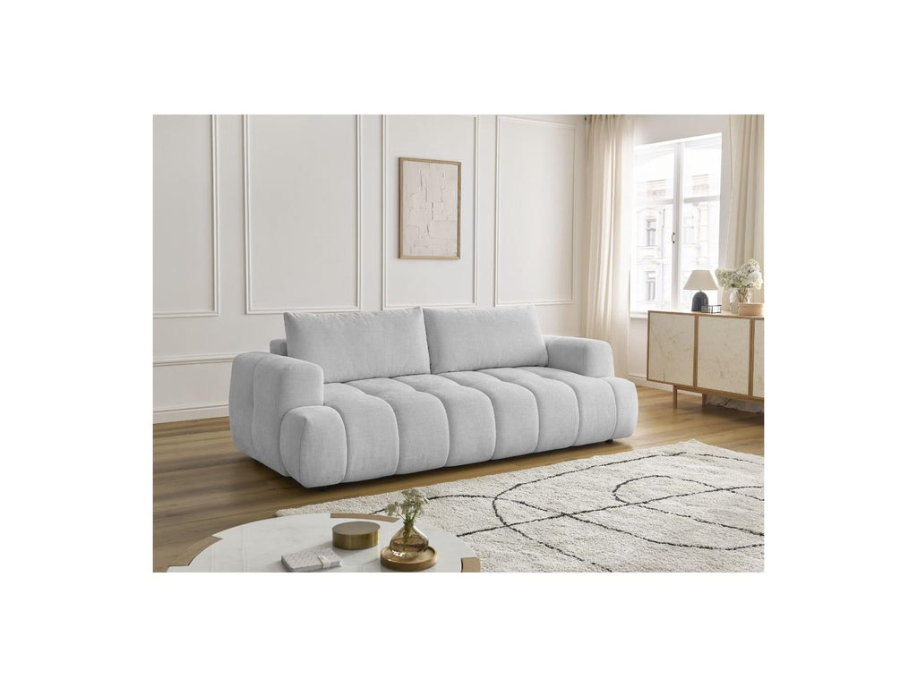Fuji - Canapé Droit Convertible 3 Places - Tissu Lisse