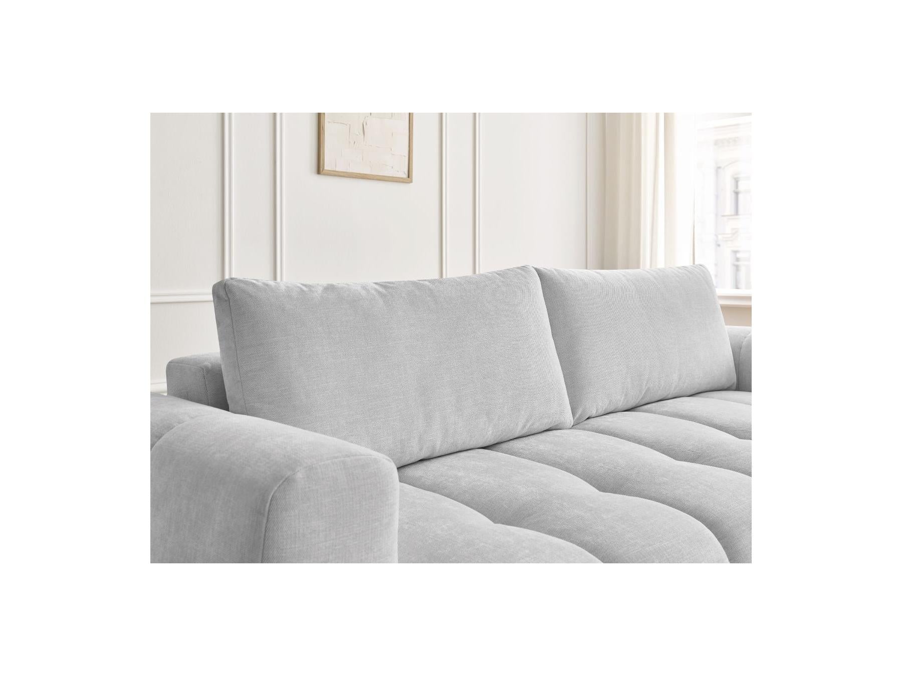 Fuji - Canapé Droit Convertible 3 Places - Tissu Lisse