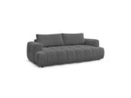 Fuji - Canapé Droit Convertible 3 Places - Tissu Lisse