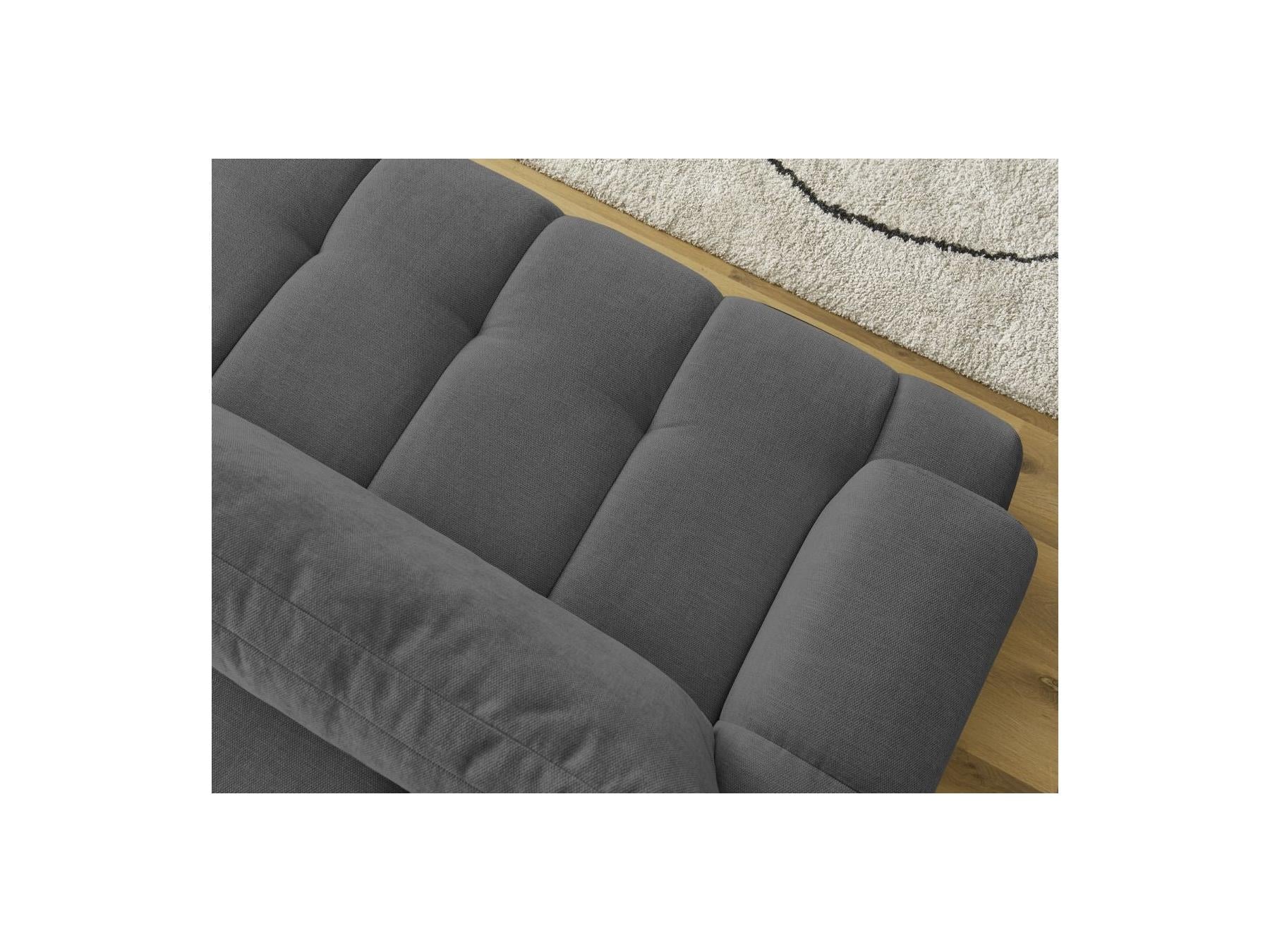 Fuji - Canapé Droit Convertible 3 Places - Tissu Lisse