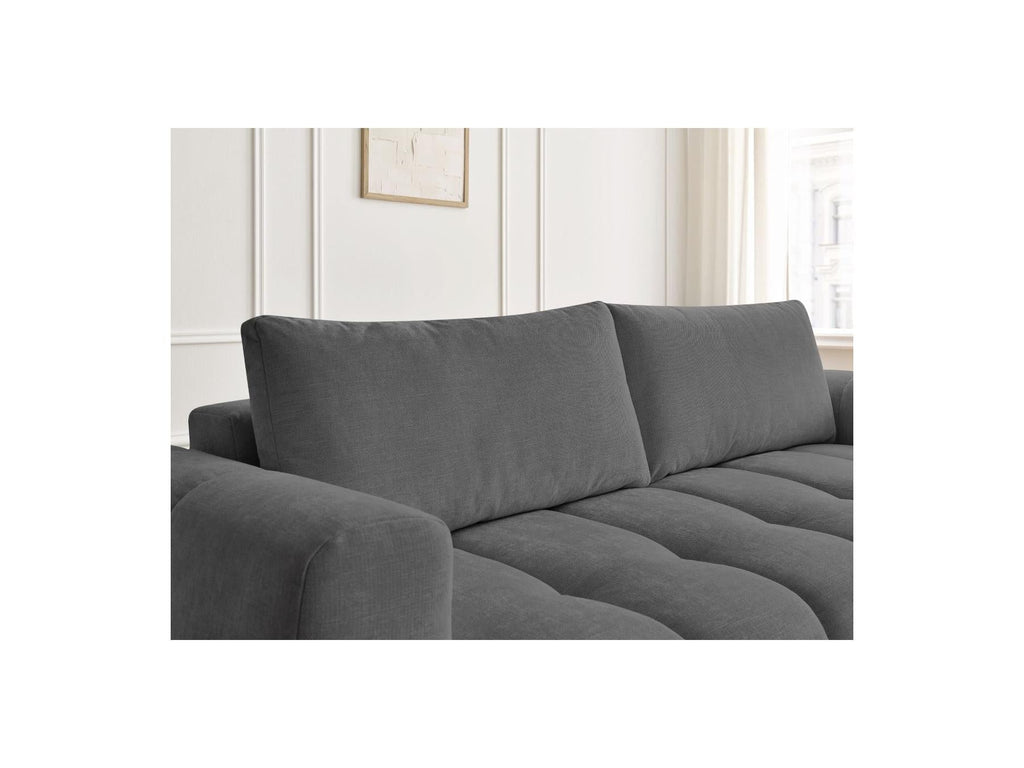Fuji - Canapé Droit Convertible 3 Places - Tissu Lisse