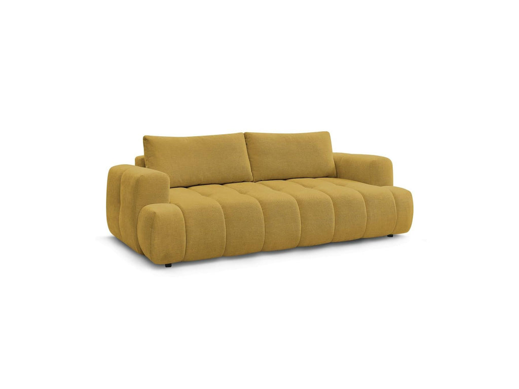 Fuji - Canapé Droit Convertible 3 Places - Tissu Lisse