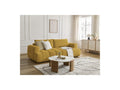 Fuji - Canapé Droit Convertible 3 Places - Tissu Lisse