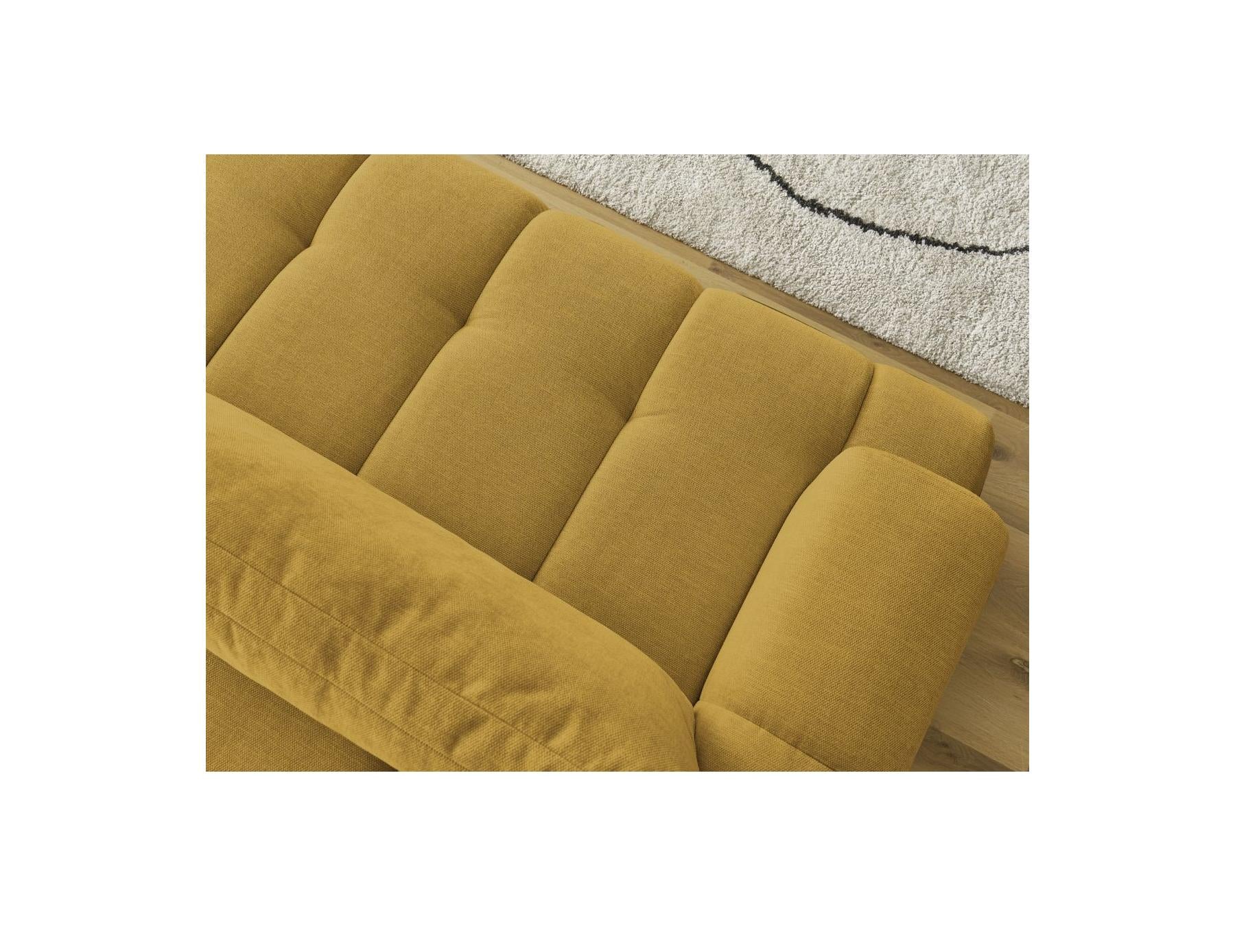 Fuji - Canapé Droit Convertible 3 Places - Tissu Lisse