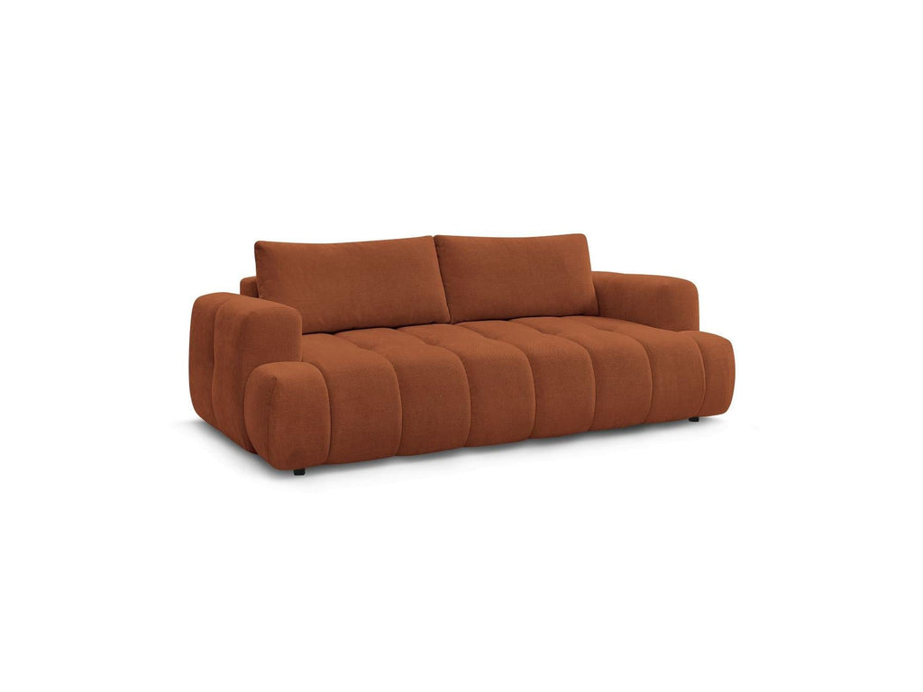Fuji - Canapé Droit Convertible 3 Places - Tissu Lisse