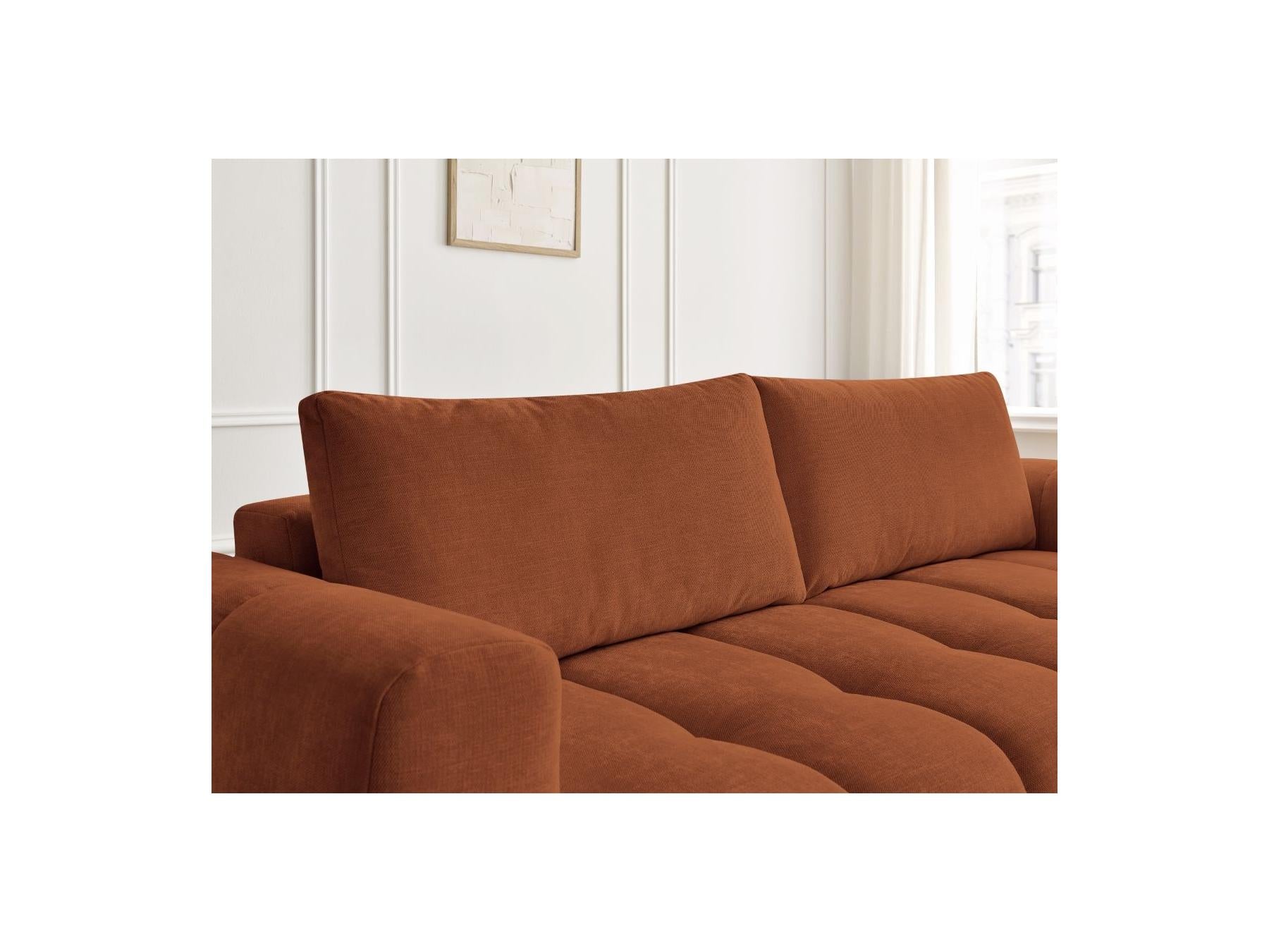 Fuji - Canapé Droit Convertible 3 Places - Tissu Lisse