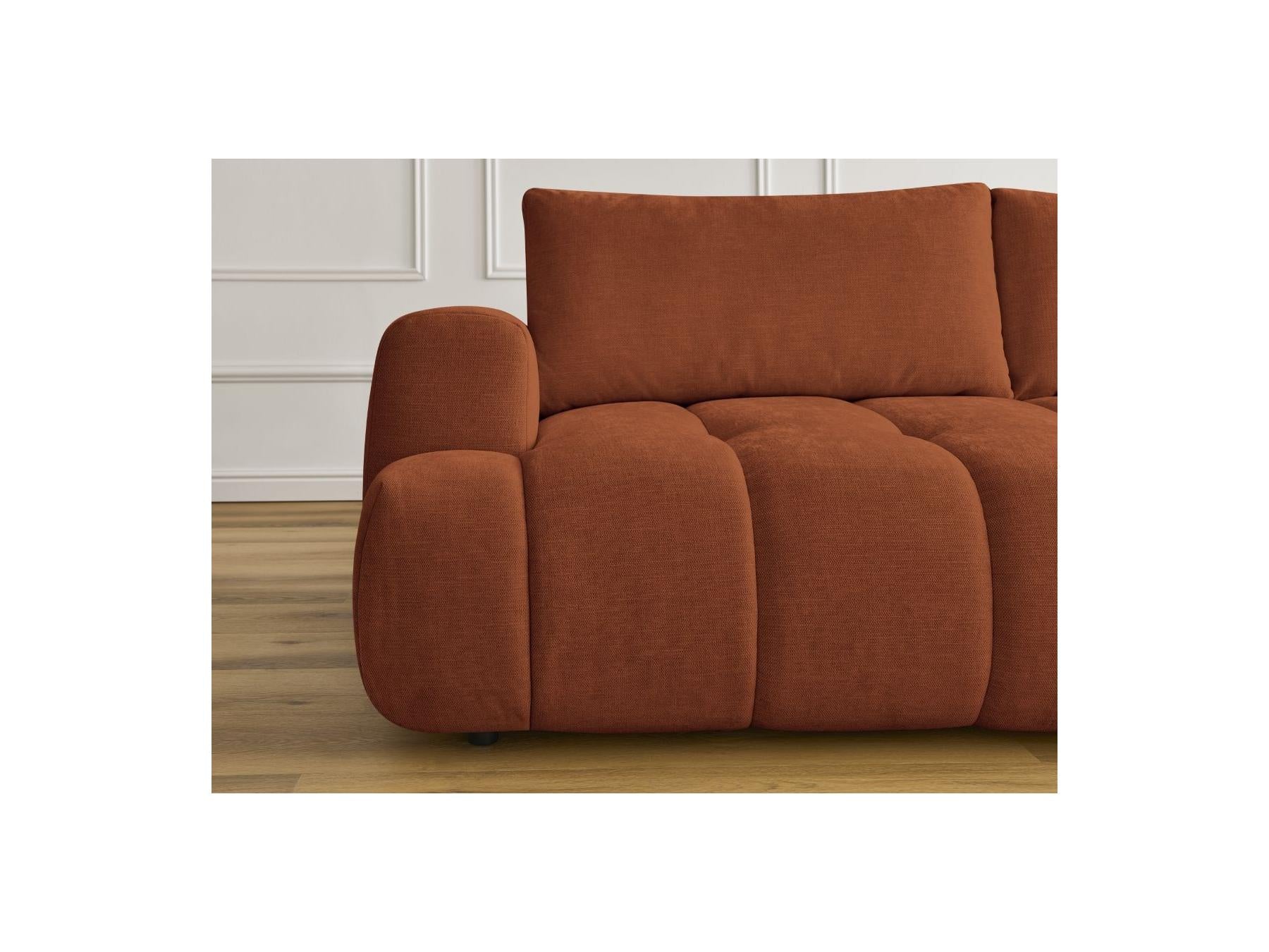 Fuji - Canapé Droit Convertible 3 Places - Tissu Lisse