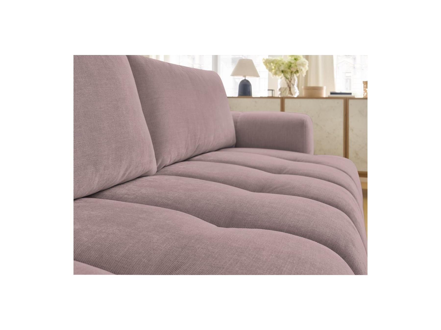 Fuji - Canapé Droit Convertible 3 Places - Tissu Lisse