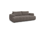 Fuji - Canapé Droit Convertible 3 Places - Tissu Lisse