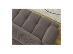 Fuji - Canapé Droit Convertible 3 Places - Tissu Lisse