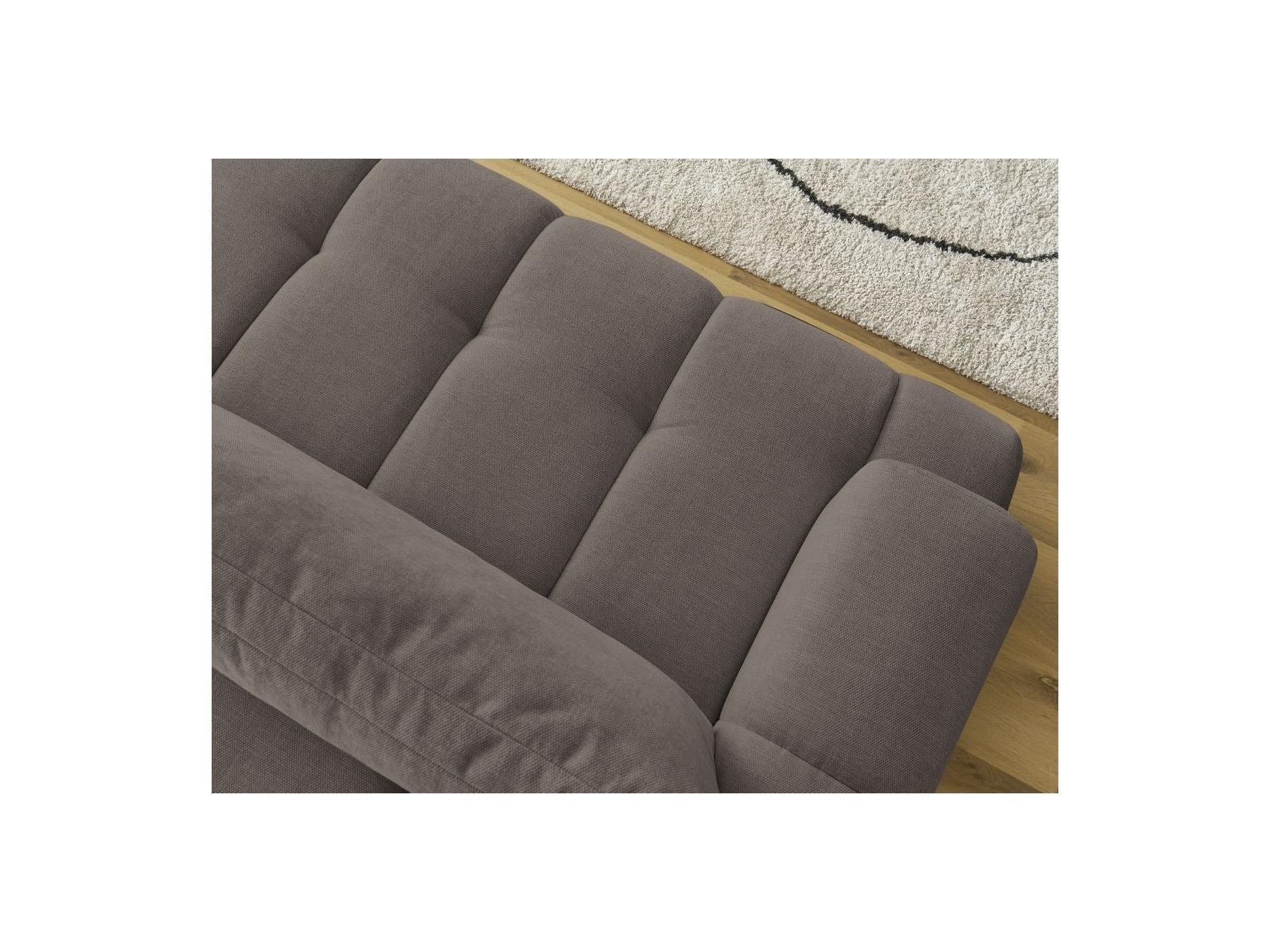 Fuji - Canapé Droit Convertible 3 Places - Tissu Lisse