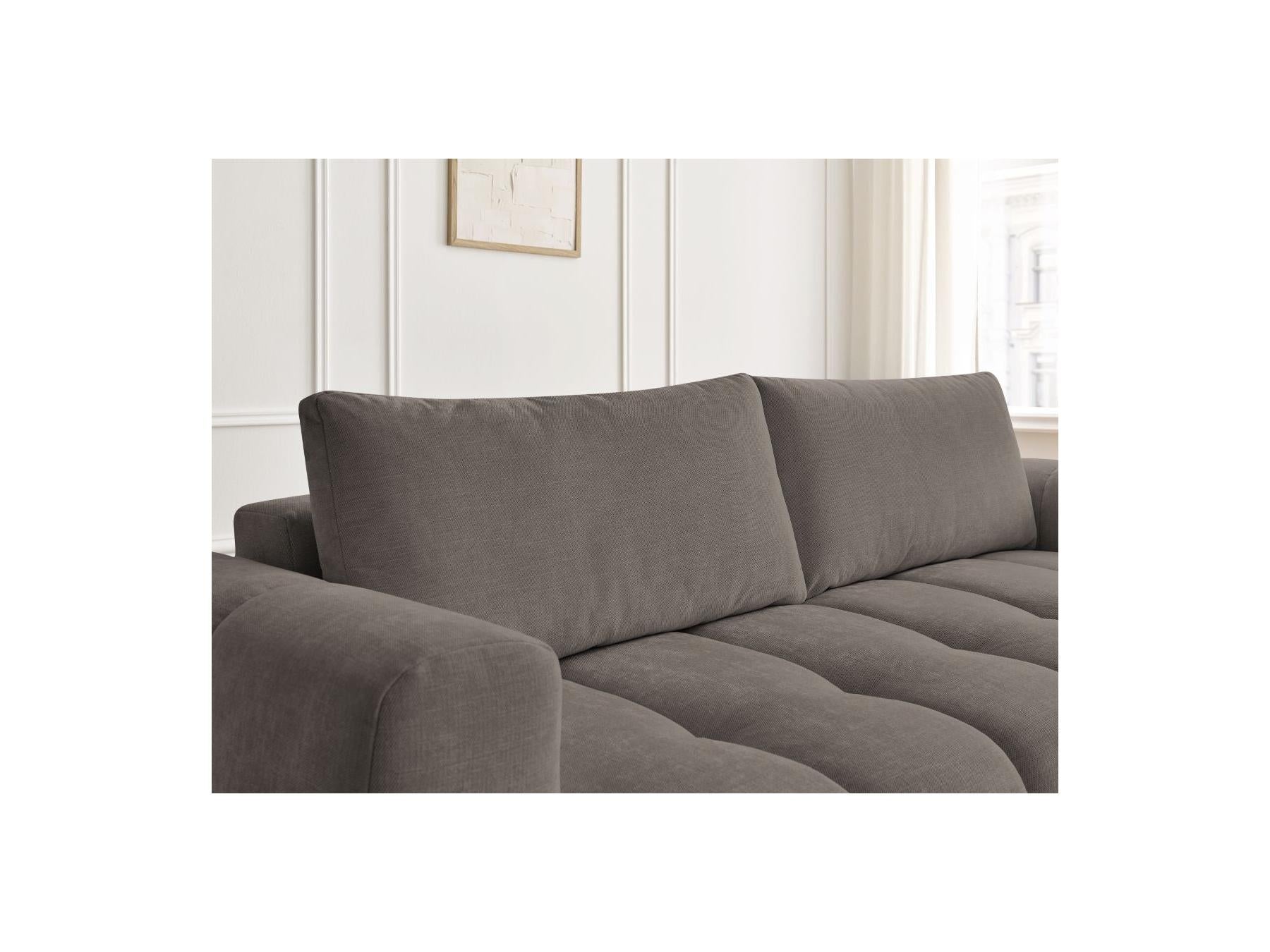Fuji - Canapé Droit Convertible 3 Places - Tissu Lisse