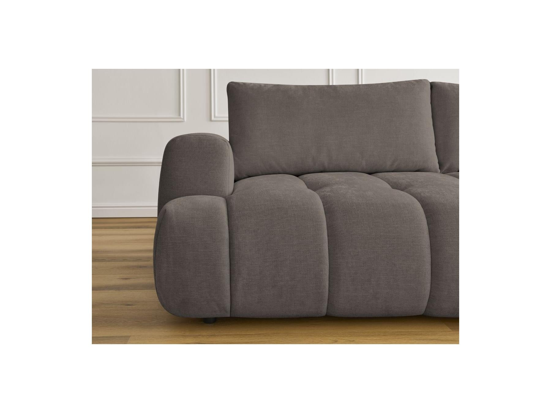 Fuji - Canapé Droit Convertible 3 Places - Tissu Lisse