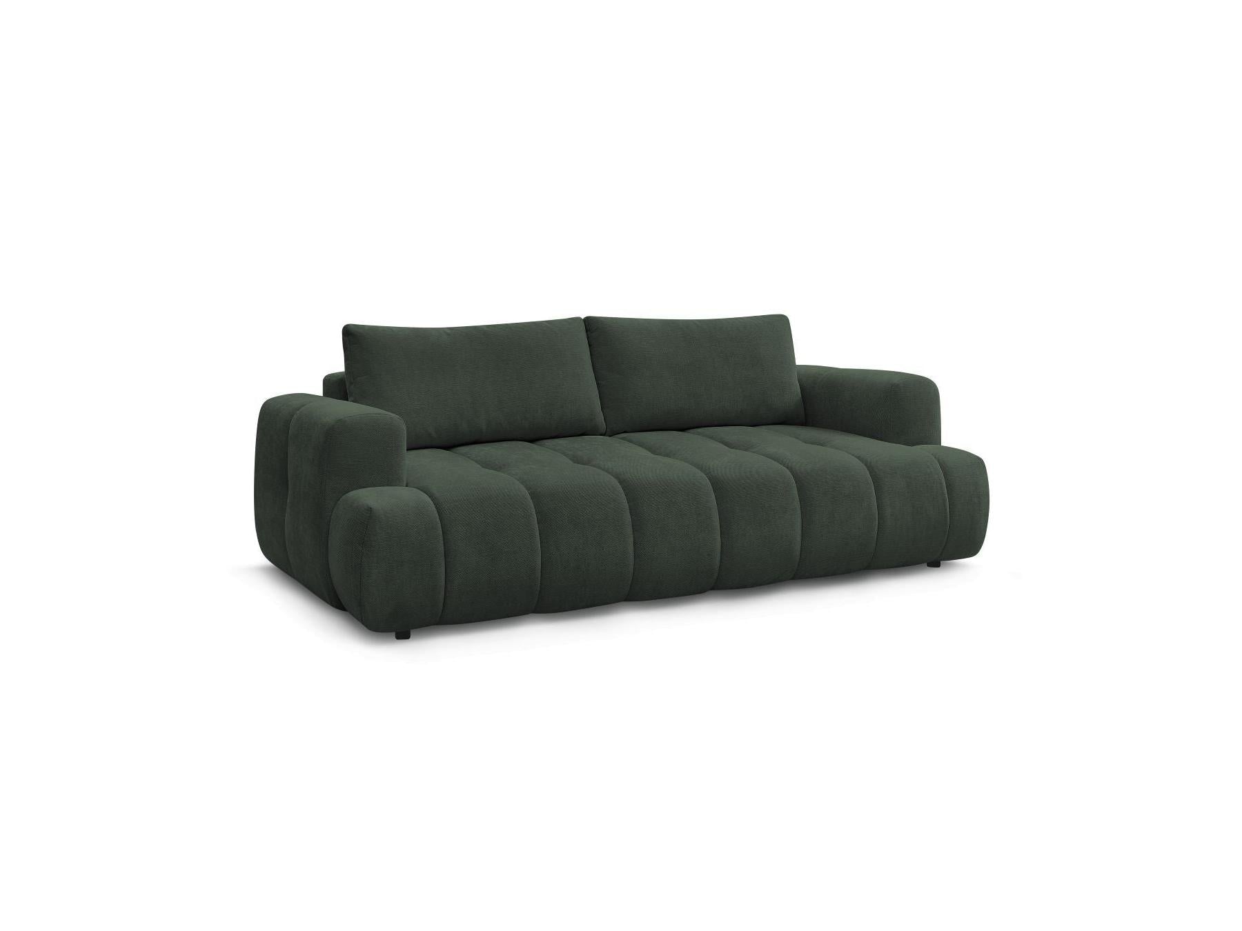 Fuji - Canapé Droit Convertible 3 Places - Tissu Lisse
