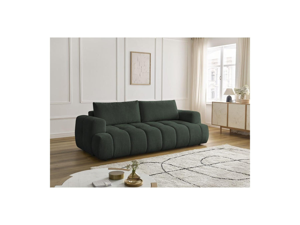 Fuji - Canapé Droit Convertible 3 Places - Tissu Lisse