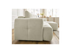 Fuji - Canapé D'Angle Convertible - Tissu Lisse - Angle Droit