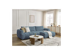 Fuji - Canapé D'Angle Convertible - Tissu Lisse - Angle Droit