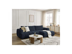 Fuji - Canapé D'Angle Convertible - Tissu Lisse - Angle Droit